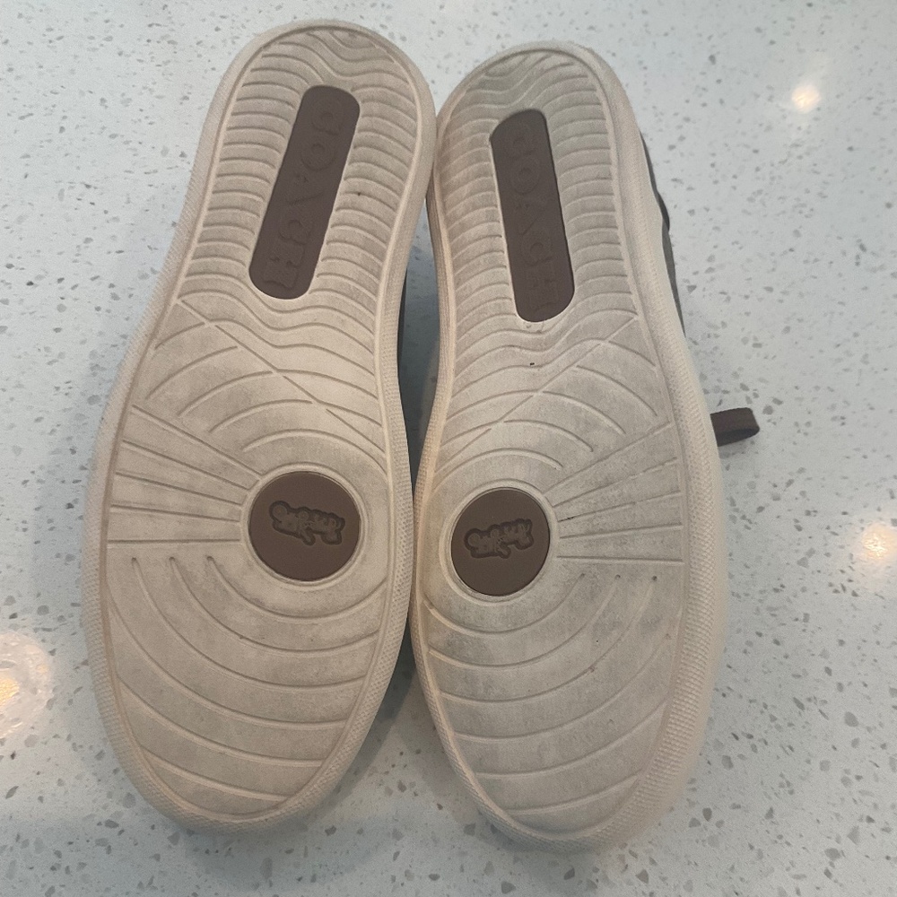 Men’s Coach Logo Shoes Size 9D - Picture 5 of 5